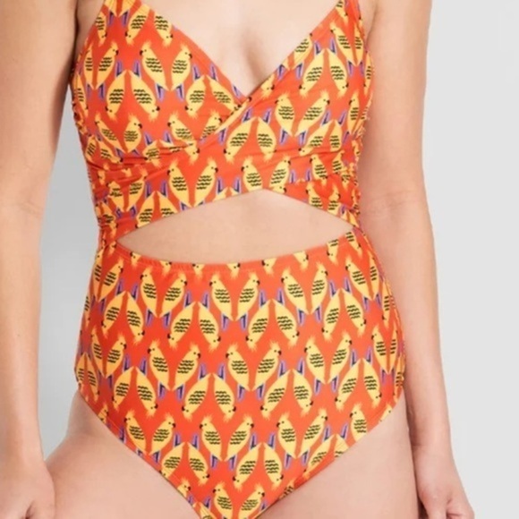 ModCloth The Joanna One-Piece Swimsuit New Sz Medium - Picture 1 of 10